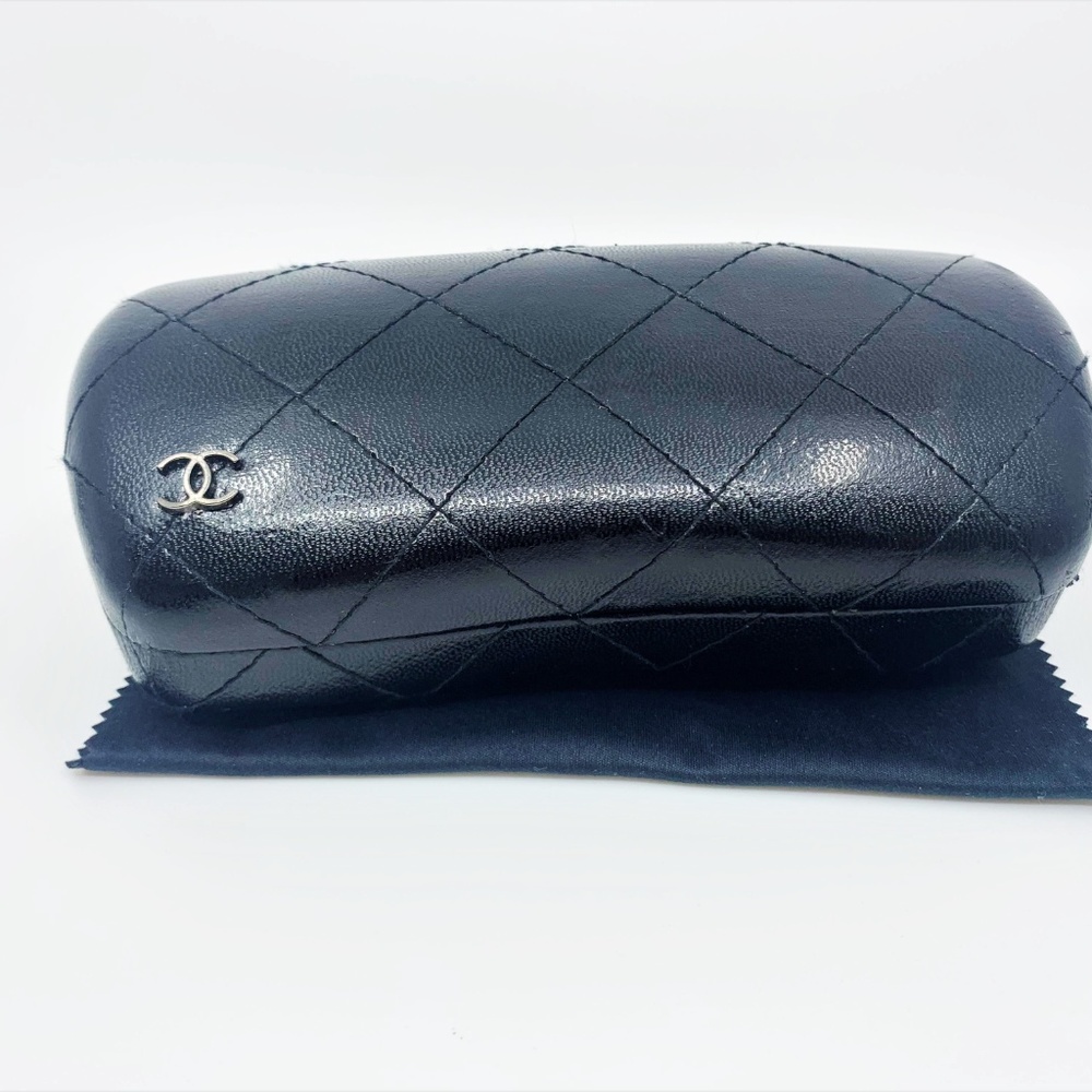 Chanel Women's Plaid/Silver Sunglasses 4183 c.428/ - Picture 2 of 3